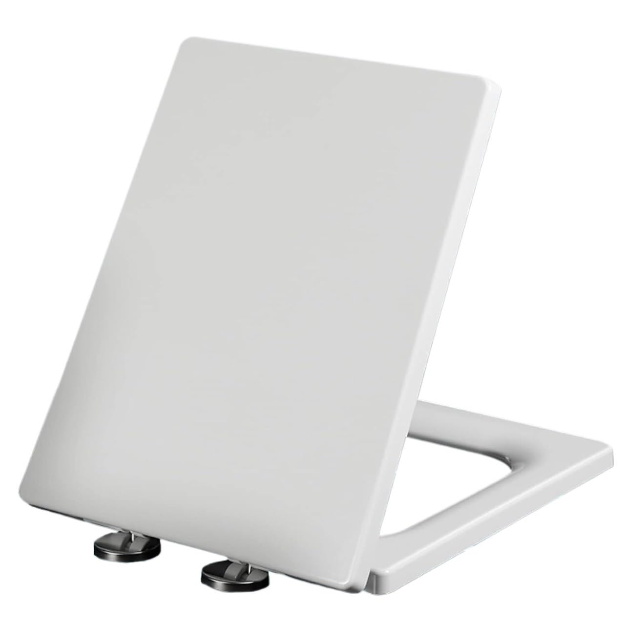 CGJdfjhE toilet lid， Quick-Release Standard Durable Toilet Lid, Fit Square,-~(40~45cm*34.5cm)