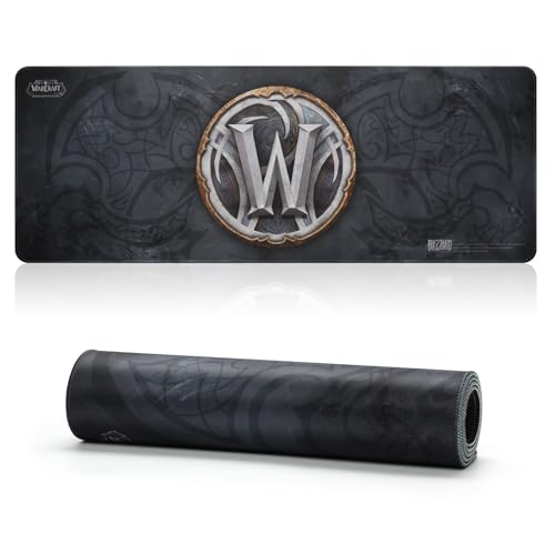 Blizzard Wow Themed Symbol Gaming Mouse Pad, XXL Desktop Keyboard Mat
