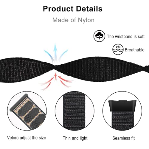 Niboow Nylon Strap for Xiaomi Smart Band 9 Pro/Smart Band 8 Pro - Image 2