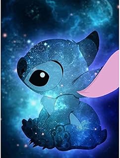 PHANTASYART Stitch Diamond Painting Art Kits for Adults and Kids,Stitch Diamond Painting Stitch Diamond Art Kits,Stitch Crystal Painting Art Stitch Kits for Home Wall Decor 30x40cm