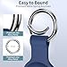 Compatible with AirTag Holder Case Keychain 4 Pack,Silicone for Air Tags Key Chain Ring Case Cover for Air Tag Holder GPS Tracker Item Air Tags Finders Accessories Air Tagholder for Kids,Bags,Luggages
