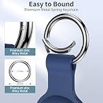 Compatible for AirTag Holder Keychain 4 Pack for Air Tag 1st&2nd Generation - Image 4