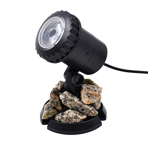 Pchero Solar Powered Underwater Night Light, 4 Submersible Warm White Lamps Landscape Spotlight For Garden Pool Pond Outdoor Fountain Waterfall Decoration #TOP7