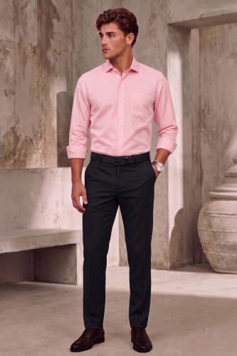 Image of Peter England Men Mid Rise Neo-Slim Formal Trouser