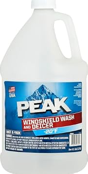 PEAK (PWN0H3) -20F DE-ICER Windshield Washer Fluid - 1 Gallon