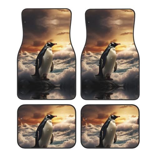 Tapis de voiture pingouin pour protéger l'habitacle en famille