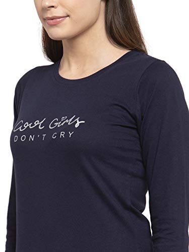 Image of Claura Women Cotton Solid Top & Pyjama Set