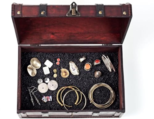 infinimo 100% Handgefertigt Holzkiste Mit Deckel, Schatztruhe Mit Zahlenschloss - Schatztruhe Kinder, Große Geschenkbox Mit Deckel Aus Holz Für Hochzeiten und Geburtstage