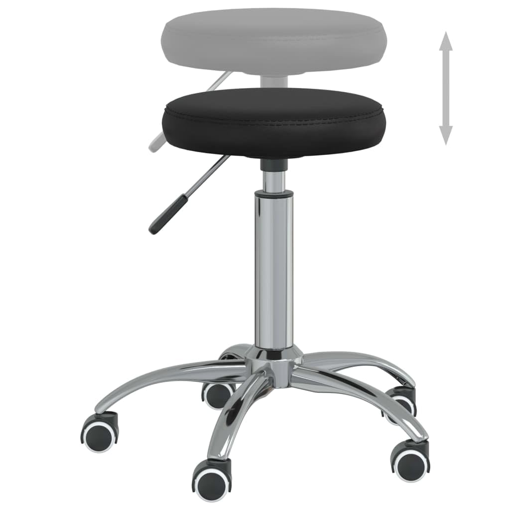 Générique Tabouret de Massage Similicuir Noir,Santé & beauté, Hygiène personnelle, Massage & Relaxation, Fauteuils de Massage, Noir (Poids 4.05KG)