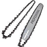 Topolenashop Lama e Barra Motosega 45 cm 18" con 2 Catene da 72 Maglie – Kit Ricambio per Motoseghe a Scoppio 45CC e 52CC Compatibili, Potatura, Taglio Tronchi e Manutenzione Professionale del Legno