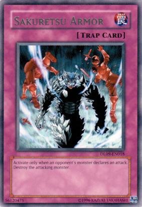Yu-Gi-Oh! Sakuretsu Armor Green Rare Card - DL09-EN018 Duelist League 2010 Prize Card - View #9