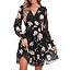 Black Beige Floral