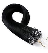 TESS Microring Extensions Echthaar 1g Loop günstig Haarverlängerung Remy Human Hair Extensions Gl...