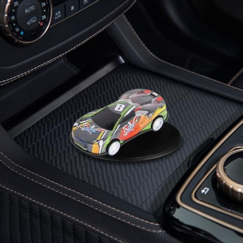 yupeuooe Drifting Car Dash Ornament - Model samochodu dryfuj?cy spinningowy ornament - Model Drift Car dynamiczne ozdoby do kolekcji deski rozdzielczej ozdoby biurko