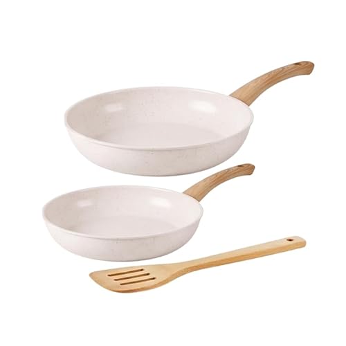 Jogo de Frigideira de Indução com Revestimento Cerâmico Antiaderente Tuut Ecoglide 3 Peças Mármol