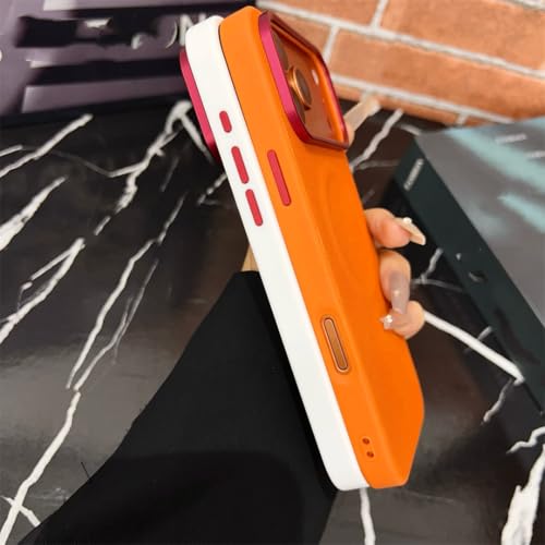 Coque iPhone 17 Pro Max cuir luxe texture diamant charge sans fil - 3