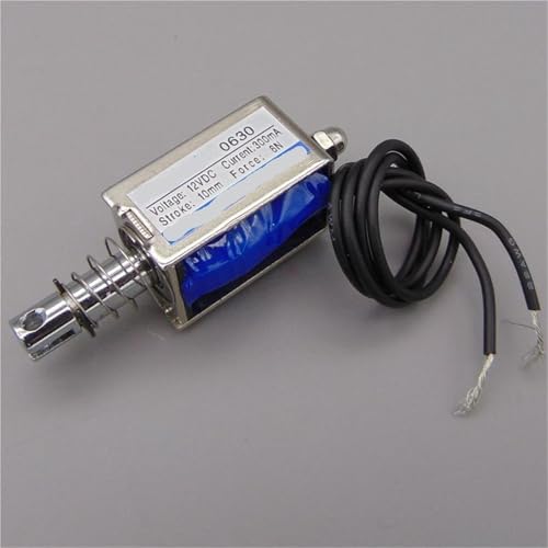 Électroaimant solénoïde de traction DC 12V pour serrure électrique