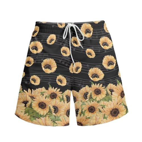 Yewattles Men's Classic Fit Short Summer Beach Pants with Printed Wide Leg Fashion Pants for School Office4