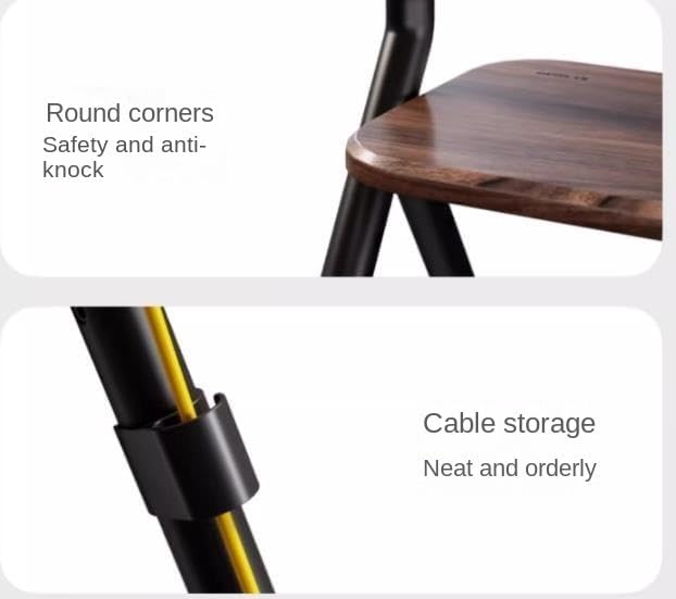 Soporte móvil para TV de 49 a 75 pulgadas, ajustable en altura, color negro miniatura 4