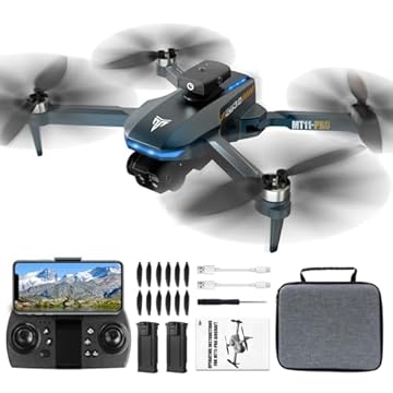Drone de motor sem escova, FPV 4K ajustável de 90°, controle de aplicativo, tempo de voo de 40 minutos, prevenção de obstáculos internos, posicionamento de fluxo óptico, fotografia de gestos, giro de