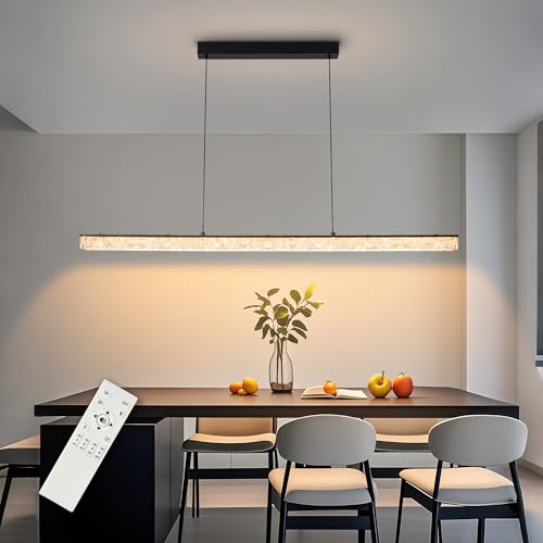 Lámpara colgante comedor LED moderna para crear ambientes sobre la mesa de comedor o en el salón