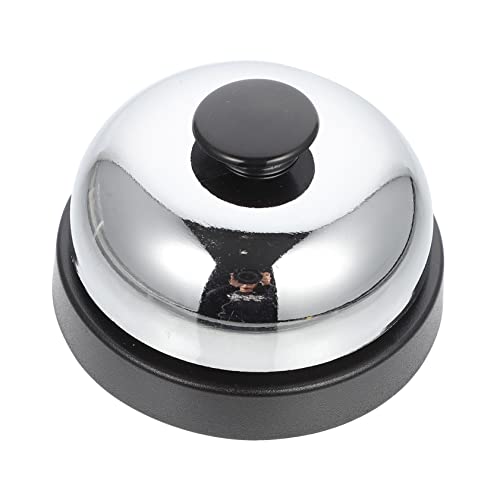 NUOBESTY Sonnette Appel à Pression Manuelle Pour Réception Comptoir Et Jeu De Table Design Simple Et Compact