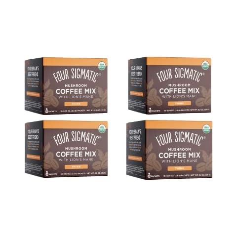 Four SIGMATIC FSF Mushroom Coffee Lion's Mane & Chaga 10sach (Pack of 4) Cover
