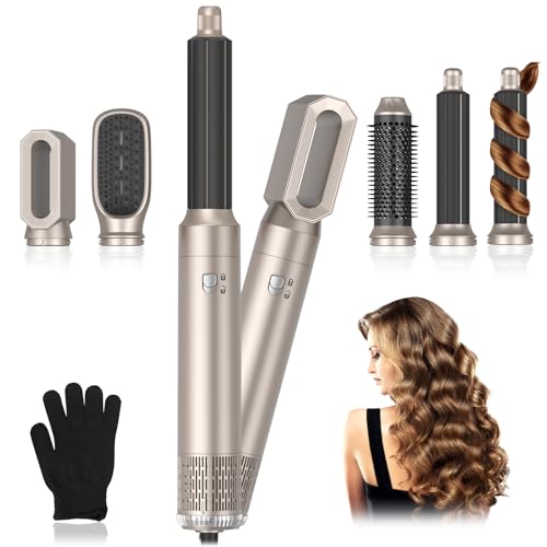 Journeyside Cepillo Secador De Pelo, Air Styler Set,1000W Cepillo De Aire Caliente Multifunción,Moldeador Pelo With Riza 3 Temperaturas, Tecnología Ion,Cepillo Alisador para Da Volumen, Alisa y Seca