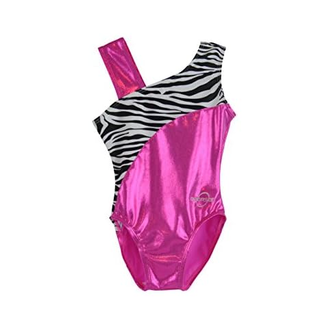 Obersee - O3GL033CL - Girl's Girls Gymnastics Leotard - Pink Zebra | Child (8-10 Years) Cover