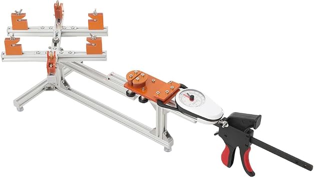 Tabletop Tennis Racket Stringing Machine for Badminton, Portable Precision Tool with Accessories, 20-32LB Adjustable Tension Control Badminton Racket Threading Machine