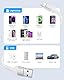 Baileku iPhone Ladekabel, Lightning Kabel 2M MFi Zertifiziert Schnellladekabel iPhone Kabel Nylon Fast USB Lightning Ladekabel für iPhone 14 13 12 11 Pro Max Mini XS Max XR X 8 7 6 6s Plus SE, iPad