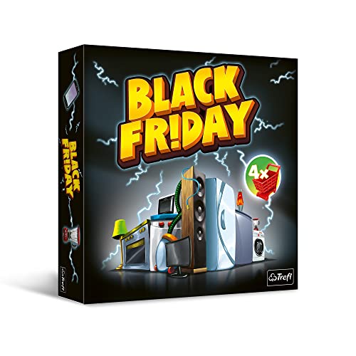 Trefl - Black Fridays - Juego de mesa familiar, venta loca, cajas verticales, planificación y...