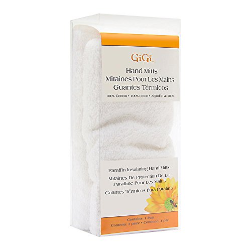GiGi Paraffin Insulating Hand Mitts, 1 Pair, 100% Cotton