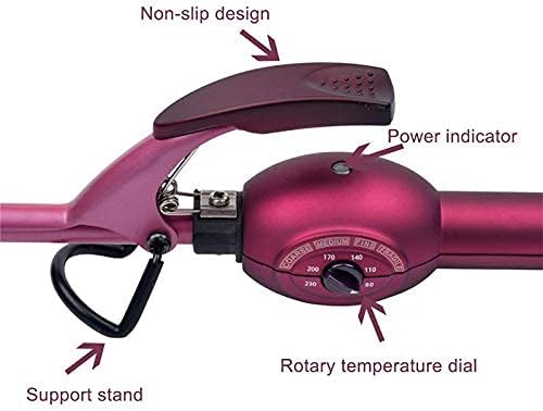 Miniatura 5 de CkeyiN 3 Barrel Curling Iron Hair Waver, Professional Tourmaline Ceramic Fast Heating Hair Curler, Large Wave 3 Barrel Curling Iron for Christmas