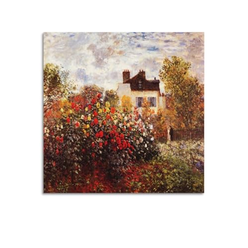Poster Claude Monet Le jardin de l'artiste pour une déco de salon lumineuse