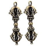 Yardenfun 2pcs Small Vajra Pestle Decor Brass Ornaments Unique Wall Decor for Home