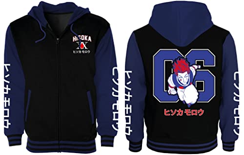 Hunter x Hunter Hisoka blouson teddy XL chaqueta negra de algodón