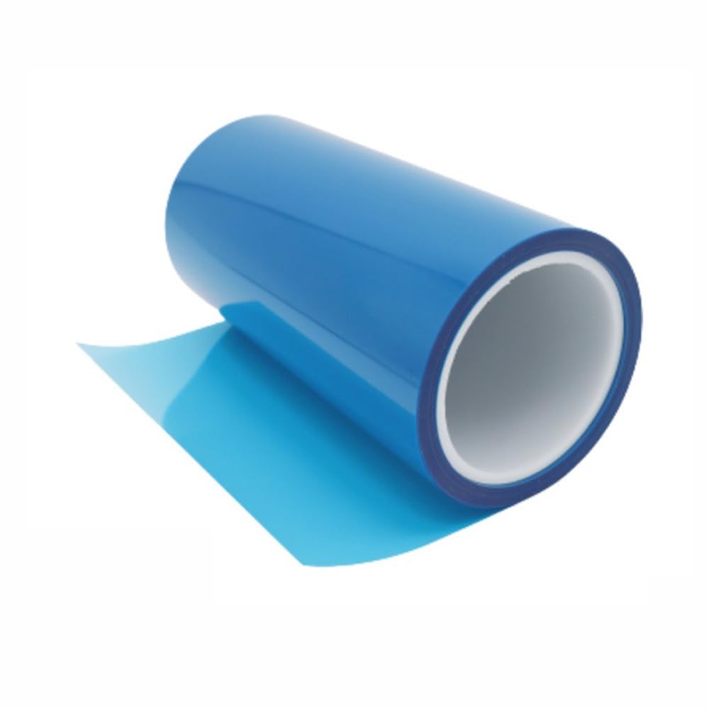 Film De Démoulage PET 10c, Film Simple Face Enduit De Silicone 7,5c, Film Isolant Haute Température Bleu(7.5c-200x30m)