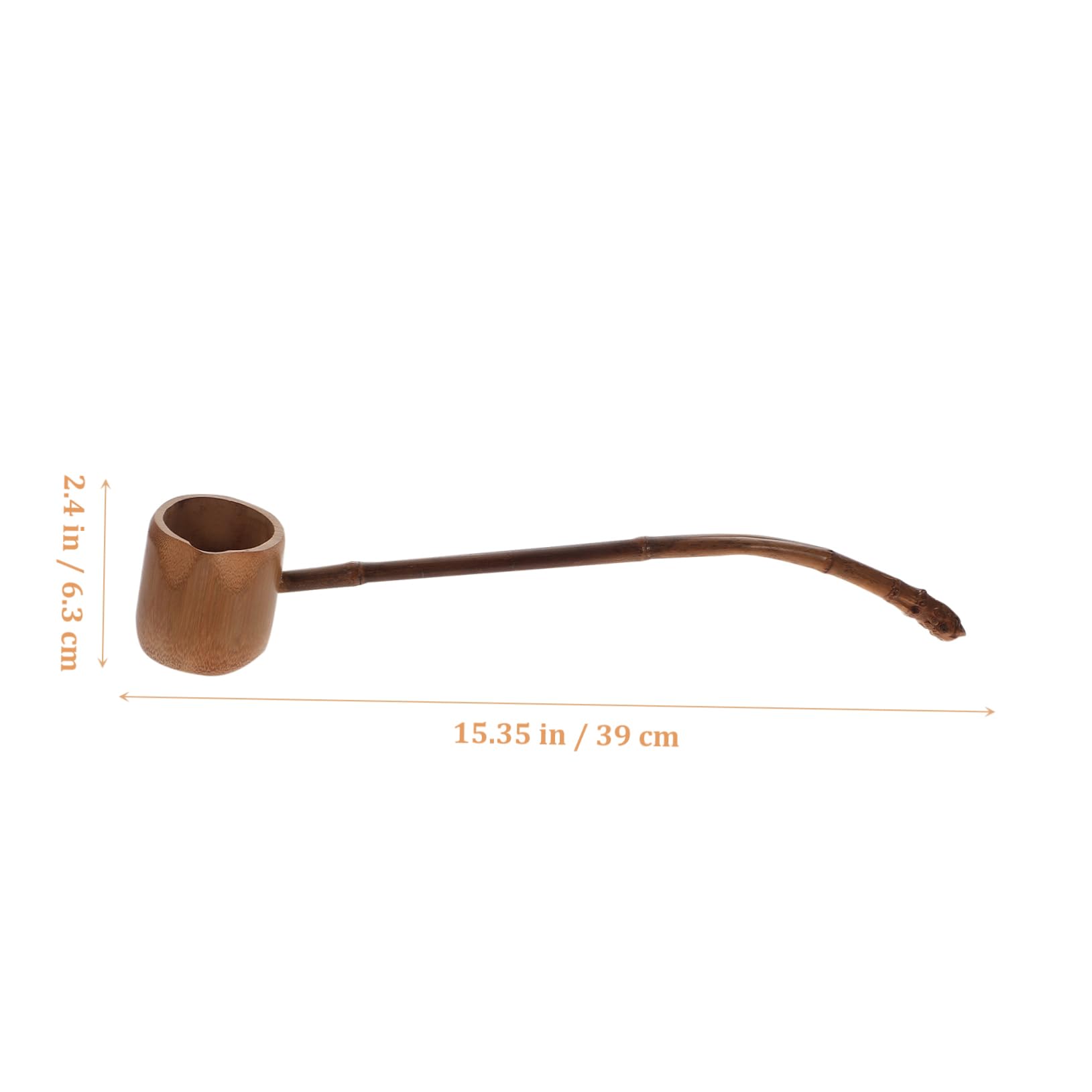OKUMEYR Elegant Bamboo Water Ladle Large Capacity Scoop for Teahouse Garden Use
