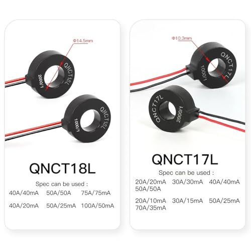 Transformateur de courant QNCT18L 2000:1 capteur toroïdal de précision