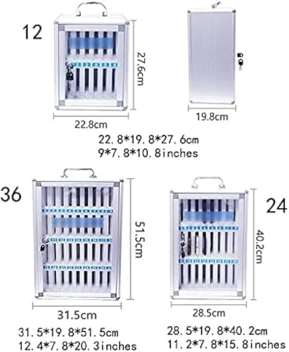 Boîte de rangement verrouillable transparente et coffre de dépôt pour étudiants