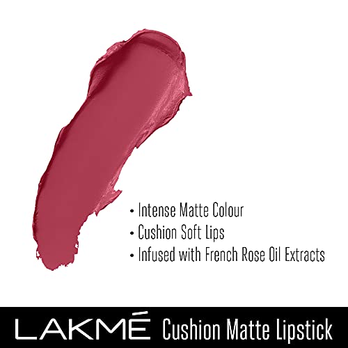 Image of Lakme Cushion Matte Lipstick|| Coral Summer|| 4.5g