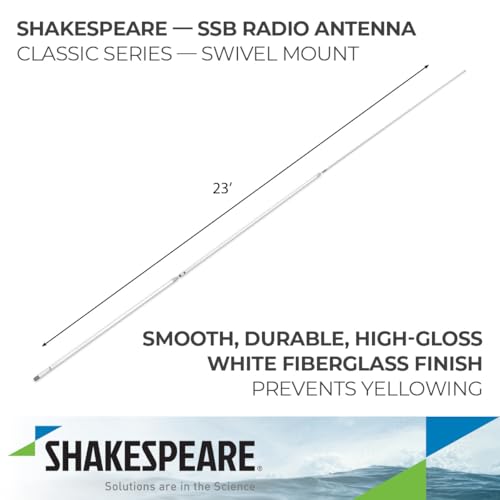Image of Shakespeare 393 Single Side Band Antenna, 23-Feet,White