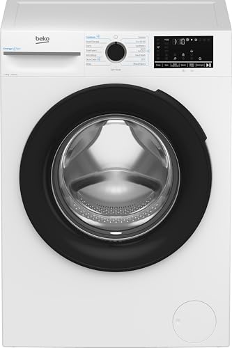 Beko EnergySpin™ BM3WT4104IW 10kg Washing Machine with 1400 rpm - White - A Rated