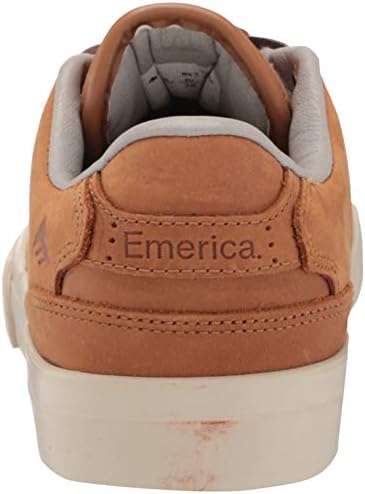 Emerica mens The Low Vulc Skate Shoe, Brown, 5 US | Image 2
