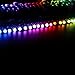 WESIRI WS2811 Diffused Digital RGB LED Pixel Lights Black Wire Individually Addressable Round DIY LED Pixels Module IP68 Waterproof DC5V 50pcs/Set