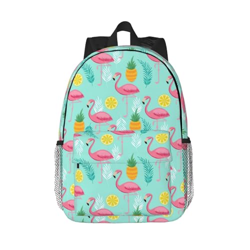 Sac à dos pratique flamant rose résistant pour l'université