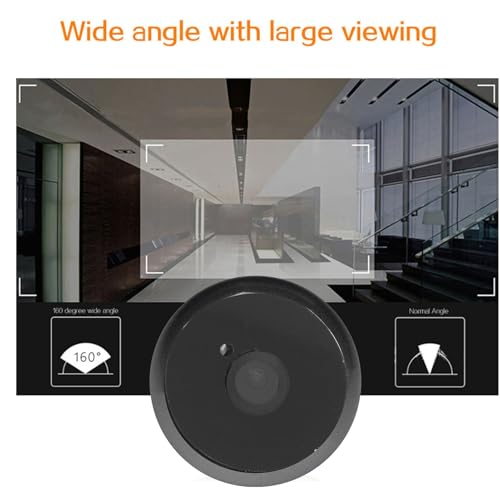 Visor de Alcance de Puerta con Video Cámara con Pantalla LCD HD 1080P de 2 MP con Visión Nocturna por Infrarrojos Visualización de 130 Grados Cámara de Puerta con Visor de