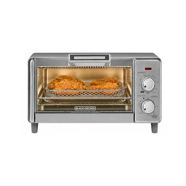 BLACKDECKER-Crisp-N-Bake-Air-Fry-Countertop-Convection-Toaster-Oven-Medium-Capacity-4-Slice-5-in-1-Fits-9-Pizza-30-Min-Timer-Bake-Broil-Air-Fry-Toast-Keep-Warm-Stainless-Steel