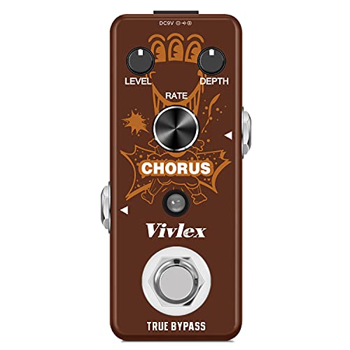 Vivlex Lef-304 Chorus Guitar Effects Pedal Classic Bbd Analog Ensemble Pedal For Electric Guitar True Bypass Mini Size Full Metal Shell #TOP3